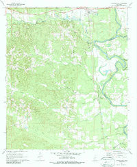 Georgetown Mississippi Historical topographic map, 1:24000 scale, 7.5 X 7.5 Minute, Year 1971