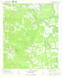 Georgetown Mississippi Historical topographic map, 1:24000 scale, 7.5 X 7.5 Minute, Year 1971