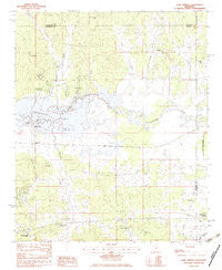 Gore Springs Mississippi Historical topographic map, 1:24000 scale, 7.5 X 7.5 Minute, Year 1983