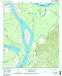 Grand Gulf Mississippi Historical topographic map, 1:24000 scale, 7.5 X 7.5 Minute, Year 1963