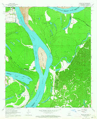 Grand Gulf Mississippi Historical topographic map, 1:24000 scale, 7.5 X 7.5 Minute, Year 1963