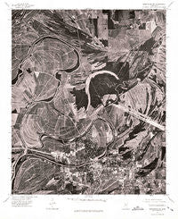 Greenwood SW Mississippi Historical topographic map, 1:24000 scale, 7.5 X 7.5 Minute, Year 1974