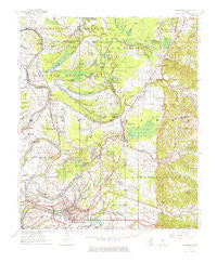 Greenwood Mississippi Historical topographic map, 1:62500 scale, 15 X 15 Minute, Year 1957