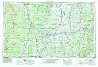 Greenwood Mississippi Historical topographic map, 1:250000 scale, 1 X 2 Degree, Year 1953