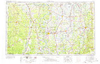 Greenwood Mississippi Historical topographic map, 1:250000 scale, 1 X 2 Degree, Year 1953