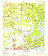 Gulfport North Mississippi Historical topographic map, 1:24000 scale, 7.5 X 7.5 Minute, Year 1954