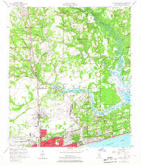 Gulfport North Mississippi Historical topographic map, 1:24000 scale, 7.5 X 7.5 Minute, Year 1954