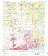 Gulfport North Mississippi Historical topographic map, 1:24000 scale, 7.5 X 7.5 Minute, Year 1954