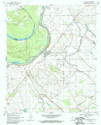 Gunnison Mississippi Historical topographic map, 1:24000 scale, 7.5 X 7.5 Minute, Year 1969