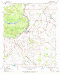 Gunnison Mississippi Historical topographic map, 1:24000 scale, 7.5 X 7.5 Minute, Year 1969