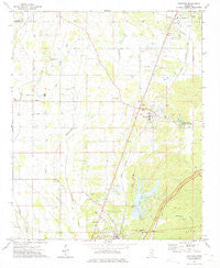 Guntown Mississippi Historical topographic map, 1:24000 scale, 7.5 X 7.5 Minute, Year 1973