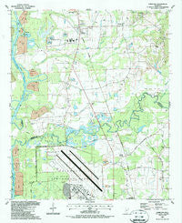 Hamilton Mississippi Historical topographic map, 1:24000 scale, 7.5 X 7.5 Minute, Year 1987