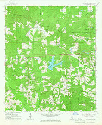 Hattiesburg SW Mississippi Historical topographic map, 1:24000 scale, 7.5 X 7.5 Minute, Year 1965