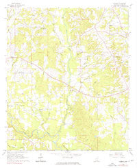 Hebron Mississippi Historical topographic map, 1:24000 scale, 7.5 X 7.5 Minute, Year 1965
