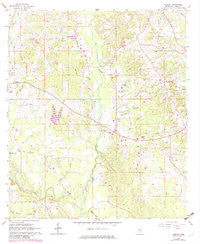 Hebron Mississippi Historical topographic map, 1:24000 scale, 7.5 X 7.5 Minute, Year 1965