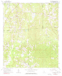 Heidelberg SW Mississippi Historical topographic map, 1:24000 scale, 7.5 X 7.5 Minute, Year 1964