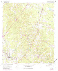 Heidelberg Mississippi Historical topographic map, 1:24000 scale, 7.5 X 7.5 Minute, Year 1963
