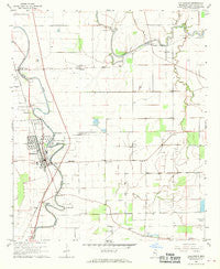 Hollandale Mississippi Historical topographic map, 1:24000 scale, 7.5 X 7.5 Minute, Year 1968