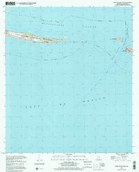 Horn Island East Mississippi Historical topographic map, 1:24000 scale, 7.5 X 7.5 Minute, Year 2000