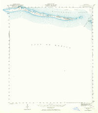 Horn Island Mississippi Historical topographic map, 1:62500 scale, 15 X 15 Minute, Year 1941