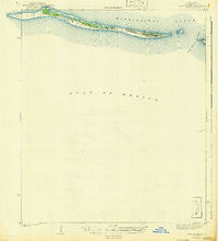 Horn Island Mississippi Historical topographic map, 1:62500 scale, 15 X 15 Minute, Year 1942