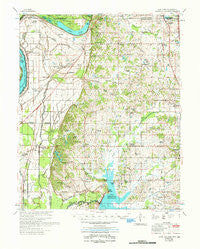 Horn Lake Mississippi Historical topographic map, 1:62500 scale, 15 X 15 Minute, Year 1961