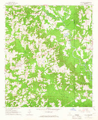 Hot Coffee Mississippi Historical topographic map, 1:24000 scale, 7.5 X 7.5 Minute, Year 1965