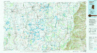Indianola Mississippi Historical topographic map, 1:100000 scale, 30 X 60 Minute, Year 1994