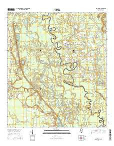 Industrial Mississippi Current topographic map, 1:24000 scale, 7.5 X 7.5 Minute, Year 2015