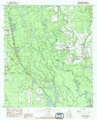 Industrial Mississippi Historical topographic map, 1:24000 scale, 7.5 X 7.5 Minute, Year 1983