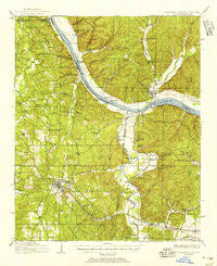 Iuka Mississippi Historical topographic map, 1:62500 scale, 15 X 15 Minute, Year 1911