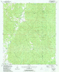 Jeannette Mississippi Historical topographic map, 1:24000 scale, 7.5 X 7.5 Minute, Year 1988