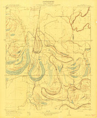 Jonestown Mississippi Historical topographic map, 1:31680 scale, 7.5 X 7.5 Minute, Year 1910