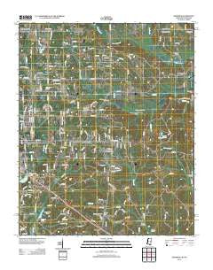 Kendrick Mississippi Historical topographic map, 1:24000 scale, 7.5 X 7.5 Minute, Year 2012