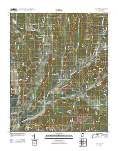 Keownville Mississippi Historical topographic map, 1:24000 scale, 7.5 X 7.5 Minute, Year 2012