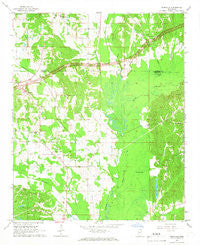 Kirkville Mississippi Historical topographic map, 1:24000 scale, 7.5 X 7.5 Minute, Year 1965
