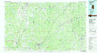 Kosciusko Mississippi Historical topographic map, 1:100000 scale, 30 X 60 Minute, Year 1984
