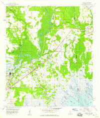 Kreole Mississippi Historical topographic map, 1:24000 scale, 7.5 X 7.5 Minute, Year 1958