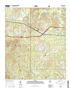 Lake Mississippi Current topographic map, 1:24000 scale, 7.5 X 7.5 Minute, Year 2015