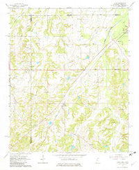 Lamar Mississippi Historical topographic map, 1:24000 scale, 7.5 X 7.5 Minute, Year 1965