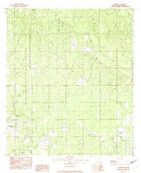 Latimer Mississippi Historical topographic map, 1:24000 scale, 7.5 X 7.5 Minute, Year 1982