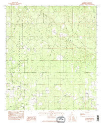Latimer Mississippi Historical topographic map, 1:24000 scale, 7.5 X 7.5 Minute, Year 1982