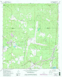 Lauderdale Mississippi Historical topographic map, 1:24000 scale, 7.5 X 7.5 Minute, Year 1962