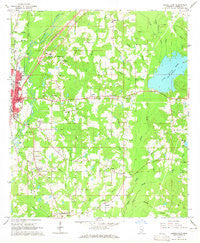 Laurel East Mississippi Historical topographic map, 1:24000 scale, 7.5 X 7.5 Minute, Year 1964