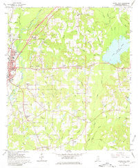 Laurel East Mississippi Historical topographic map, 1:24000 scale, 7.5 X 7.5 Minute, Year 1964