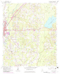 Laurel East Mississippi Historical topographic map, 1:24000 scale, 7.5 X 7.5 Minute, Year 1964