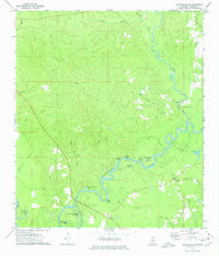 Leakesville SW Mississippi Historical topographic map, 1:24000 scale, 7.5 X 7.5 Minute, Year 1973
