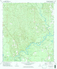 Leakesville SW Mississippi Historical topographic map, 1:24000 scale, 7.5 X 7.5 Minute, Year 1973