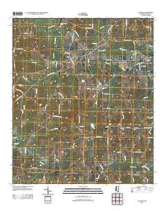 Learned Mississippi Historical topographic map, 1:24000 scale, 7.5 X 7.5 Minute, Year 2012