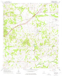 Learned Mississippi Historical topographic map, 1:24000 scale, 7.5 X 7.5 Minute, Year 1963